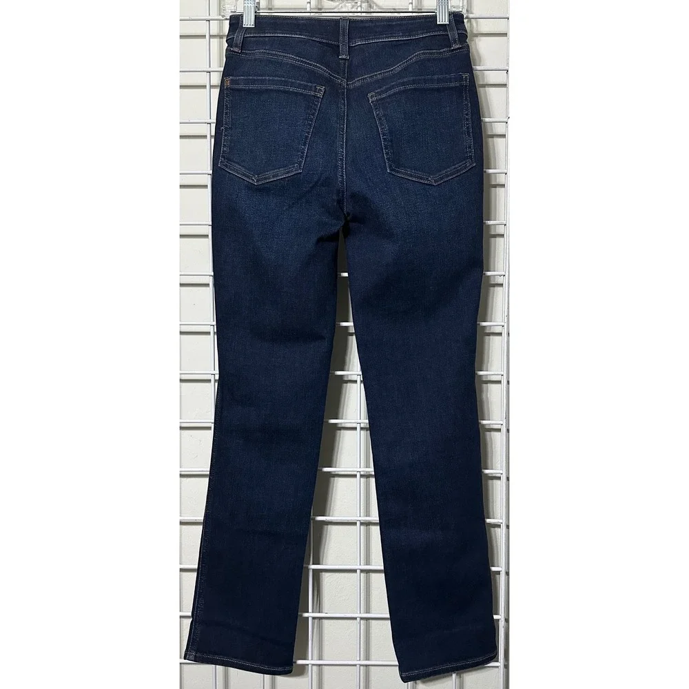 Chico's women's  Boyfriend Ankle Jeans‎ Dark Wash Denim Size 12 Tall sample